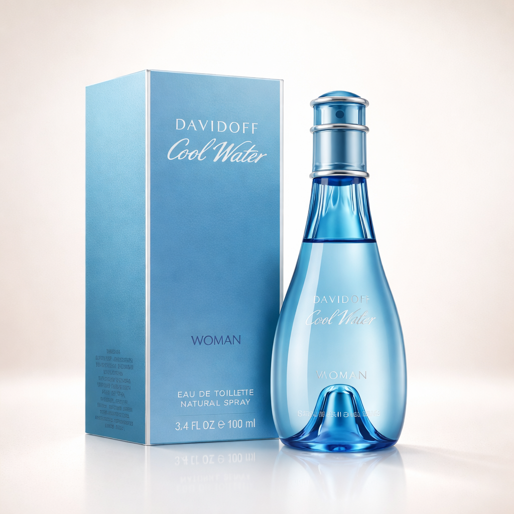 DAVIDOFF COOL WATER 100ML LADY EDT