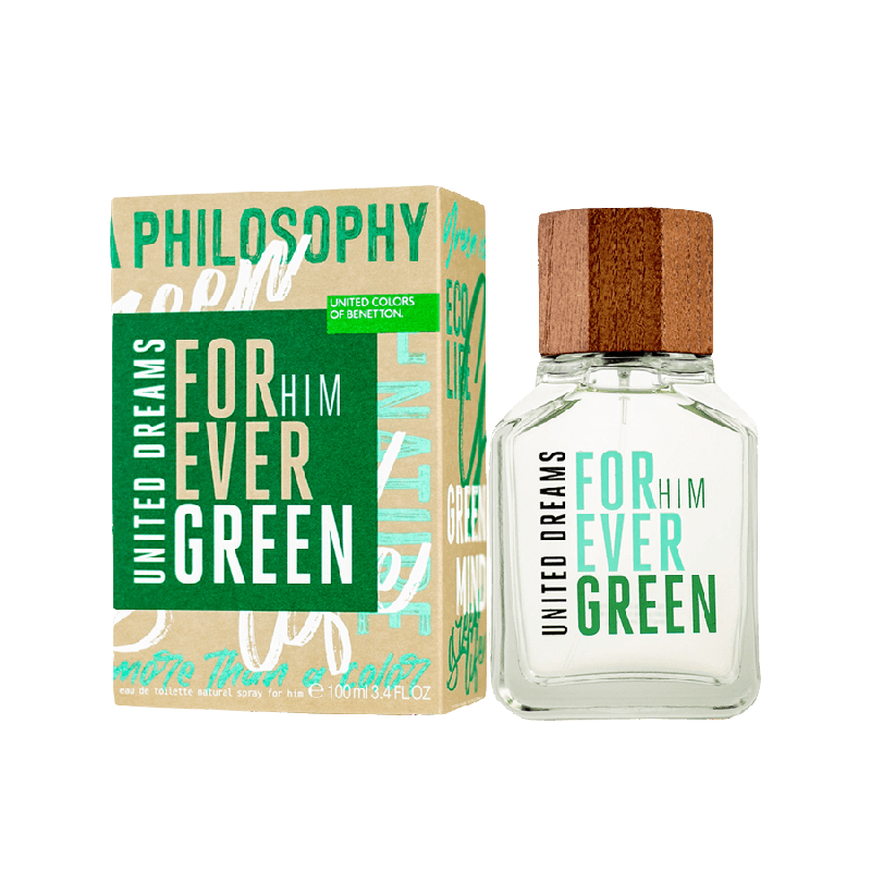 BENETTON FOREVER GREEN MEN 100ML  EDT