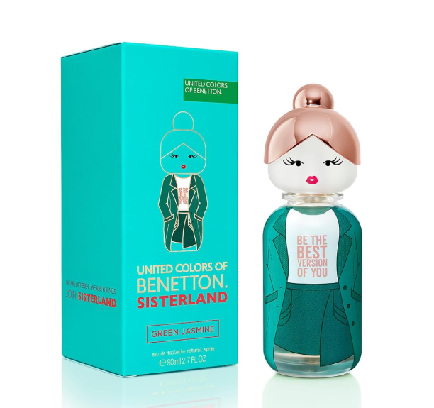 BENETTON SISTELAND GREEN JASMINE EDT 80ML