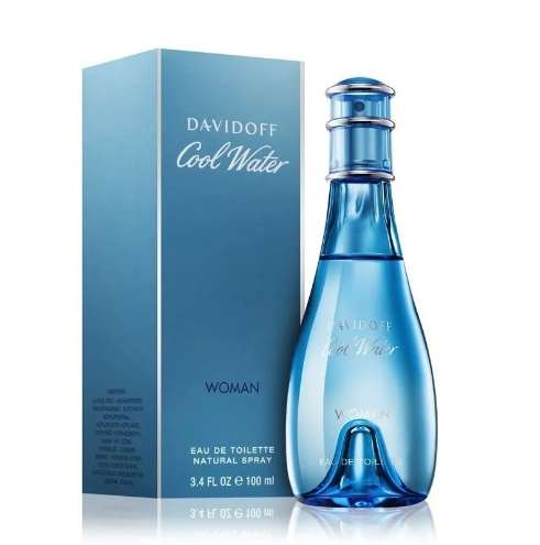 DAVIDOFF COOL WATER 100ML LADY EDT