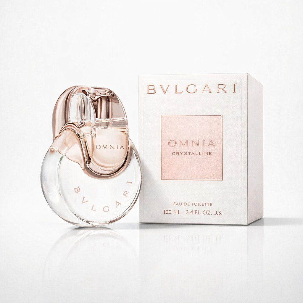BVLGARI OMNIA CRYSTALLINE 100ML LADY - foto mejorada con IA (media calidad)
